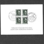 3x blad postzegels Duitse Rijk Duitsland, Ophalen of Verzenden