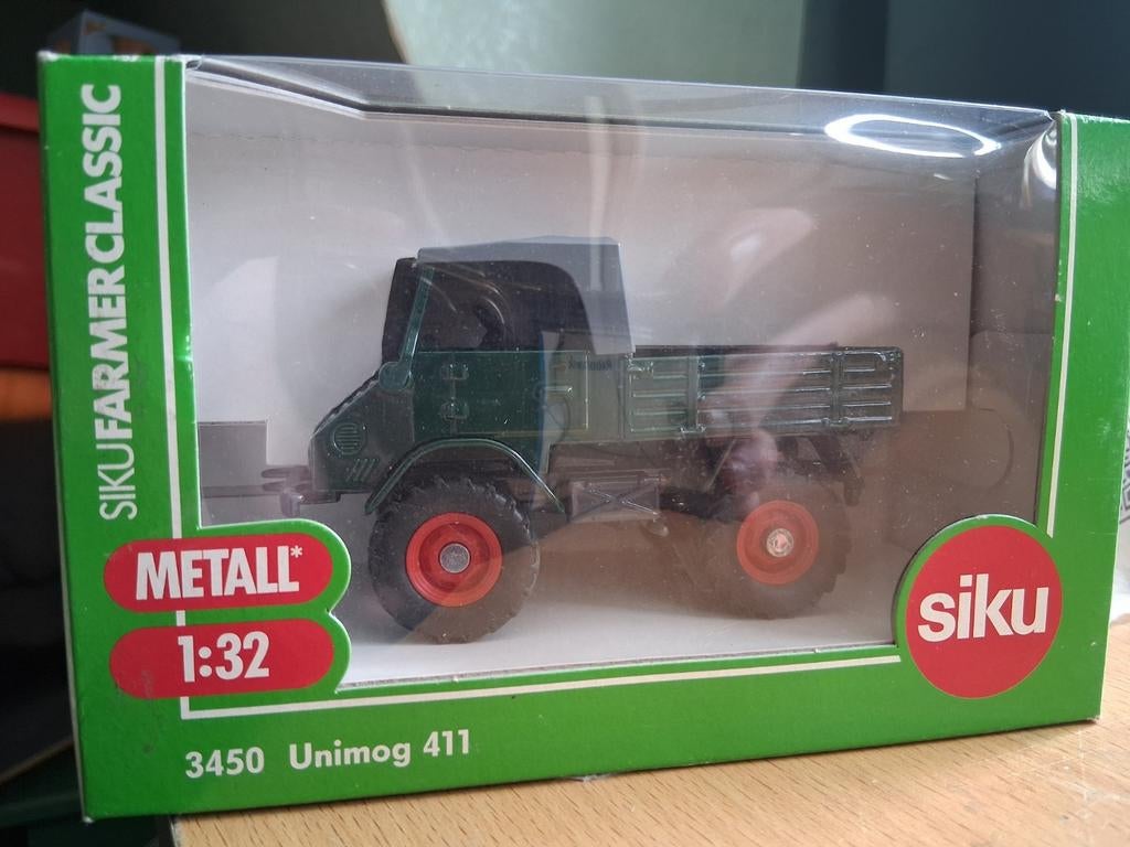 Unimog 411, Ophalen of Verzenden, Zo goed als nieuw, Tractor of Landbouw, SIKU