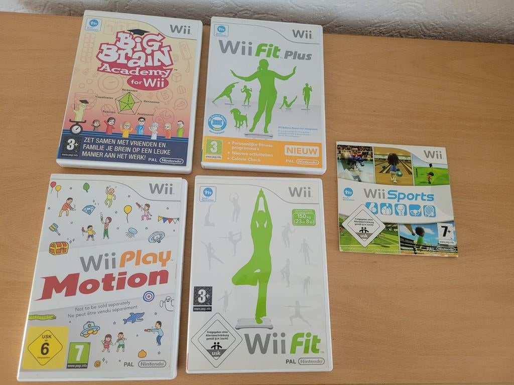 Wii Games Play Motion Fit Fit Plus Sports Bi, Spelcomputers en Games, Gebruikt, Eén computer, Nintendo, Avontuur en Actie