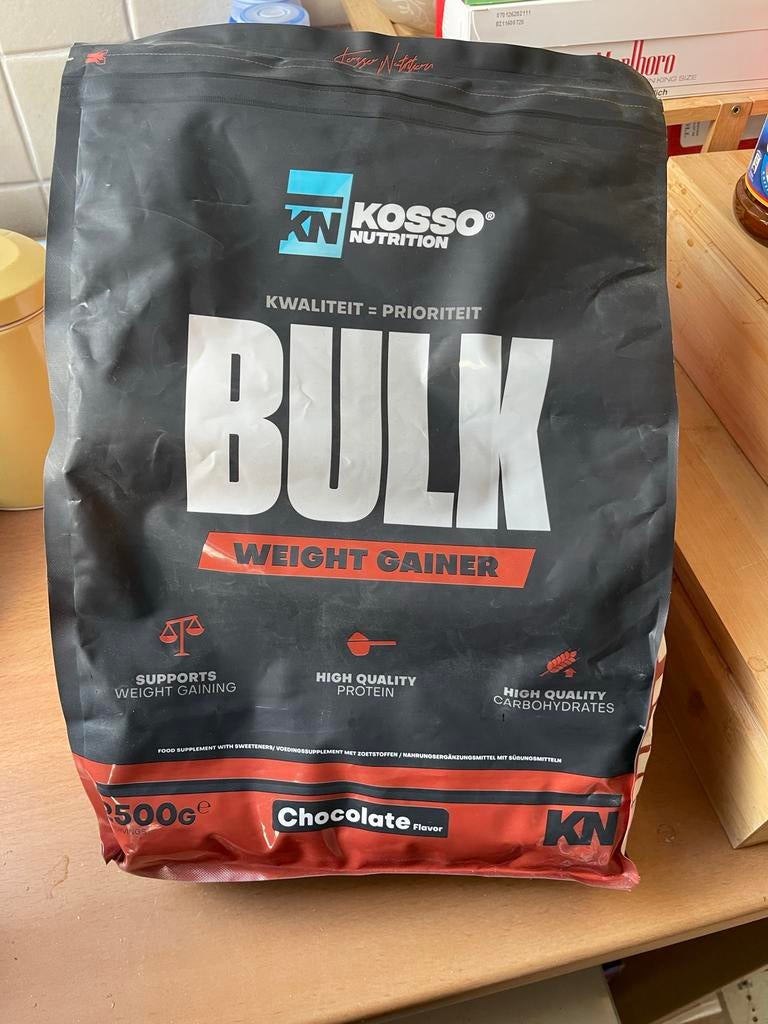 Kosso Nutrition Weight Gainer Chocolade, Ophalen of Verzenden, Nieuw, Overige typen