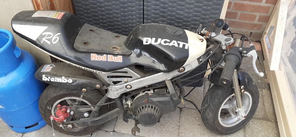 Ducati cross motortje, Ophalen