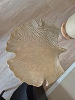 Bladvormige bijzettafel goud, merk MOOS, Ophalen