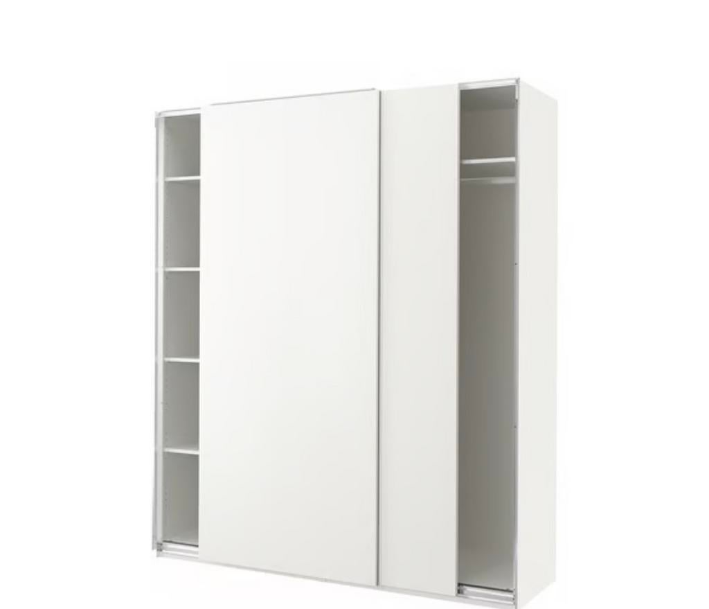 Ikea PAX HASVIK schuifdeuren 150x236 wit., Ophalen of Verzenden, Zo goed als nieuw