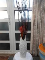 witte bloemvaas, Ophalen, Gebruikt, Wit, Aardewerk of Porselein