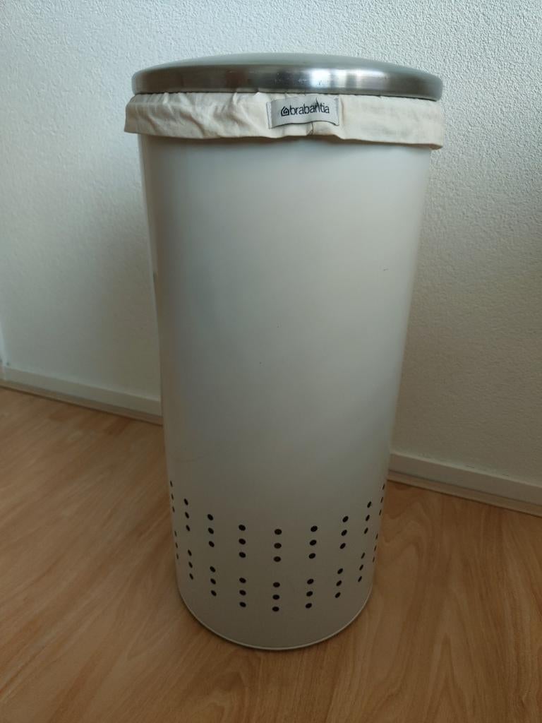 Brabantia wasmand met waszak, Ophalen, Gebruikt, Wit, Overige typen