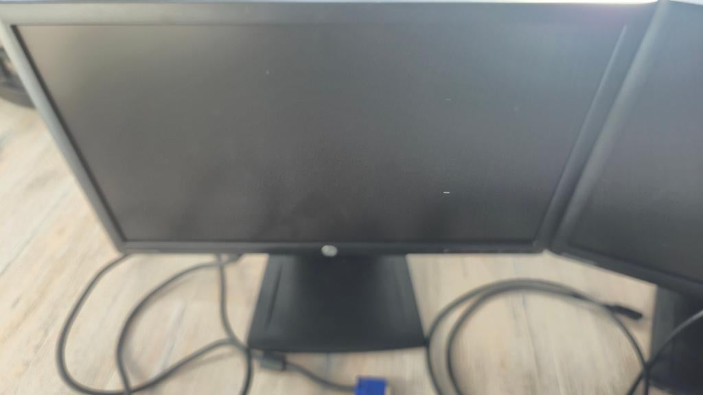 HP Compaq Monitor 23' Zwart, Computers en Software, Monitoren, DVI, In hoogte verstelbaar, Full HD, Ophalen of Verzenden