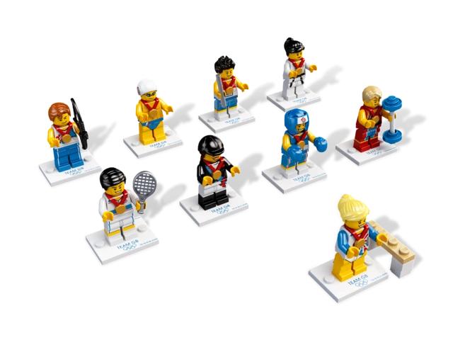 LEGO set 8909 – Minifigures Team GB – Complete set!, Info@lego.com, Lego, Nieuw, Ophalen of Verzenden