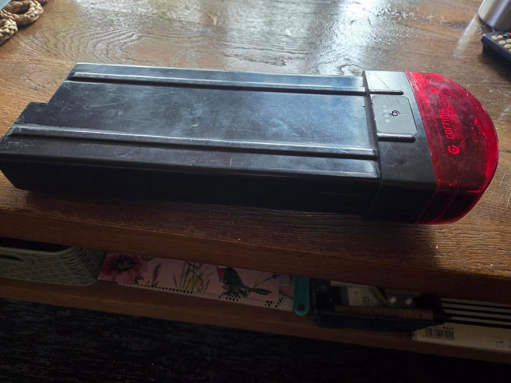 Fietsaccu, Fietsen en Brommers, Ophalen, Gebruikt