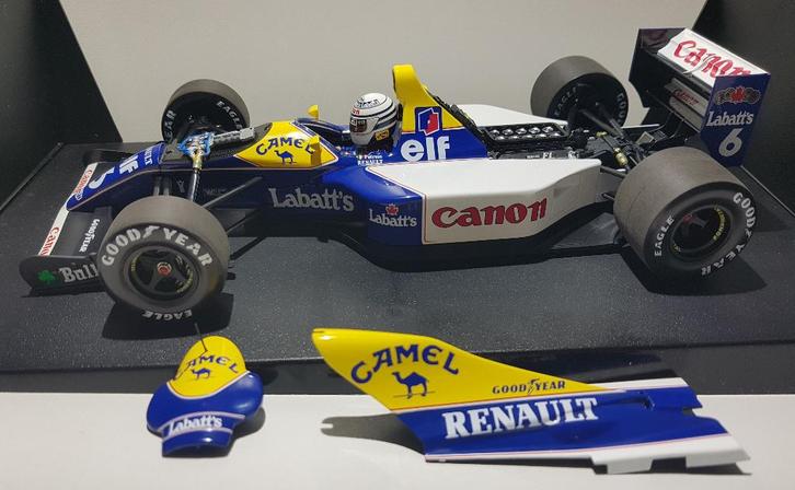 F1 Williams FW14B Riccardo Patrese * Camel * Boxed 1/18 New, Hobby en Vrije tijd, Modelauto's | 1:18, Nieuw, Auto, MiniChamps