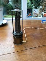 Antiek mijnwerkers lampje, Ophalen of Verzenden