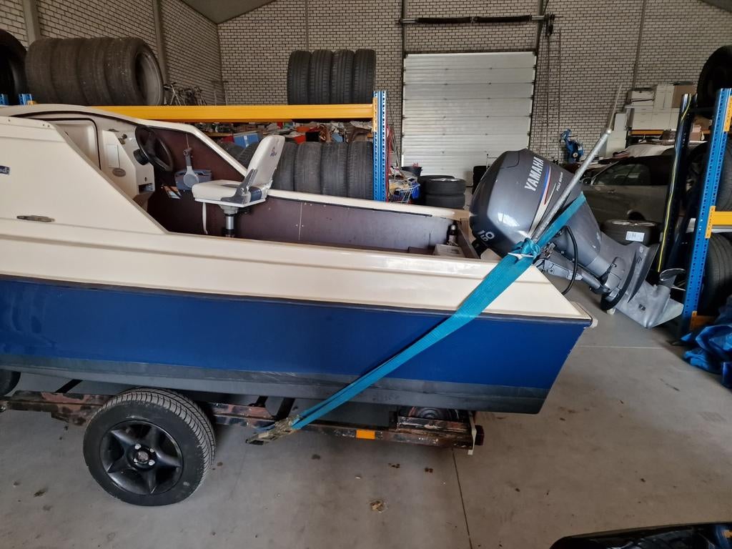 Shetland kajuit 525 gerestaureerd, Ophalen, 3 tot 6 meter, Buitenboordmotor, Polyester
