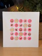 Schilderij met schelpen 25x25 cm, Huis en Inrichting, Minder dan 50 cm, Oorspronkelijke maker, Nieuw, Ophalen of Verzenden