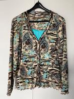 ZGAN: vestje/blouse GERRY WEBER maat 46, Ophalen, Bruin, Maat 46/48 (XL) of groter, Zo goed als nieuw