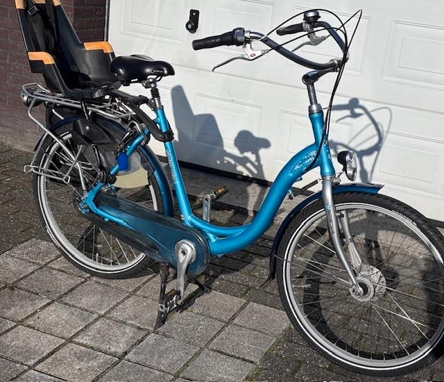 Moederfiets Sparta Amazone, Fietsen en Brommers, Fietsen | Dames | Moederfietsen, Gebruikt, Sparta, 2 zitjes, Versnellingen, Ophalen