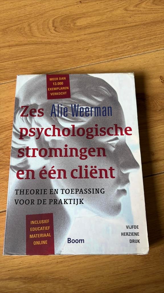 Zes psychologische stromingen en één cliënt 5e druk, Boeken, Studieboeken en Cursussen, Ophalen of Verzenden, Beta, Zo goed als nieuw