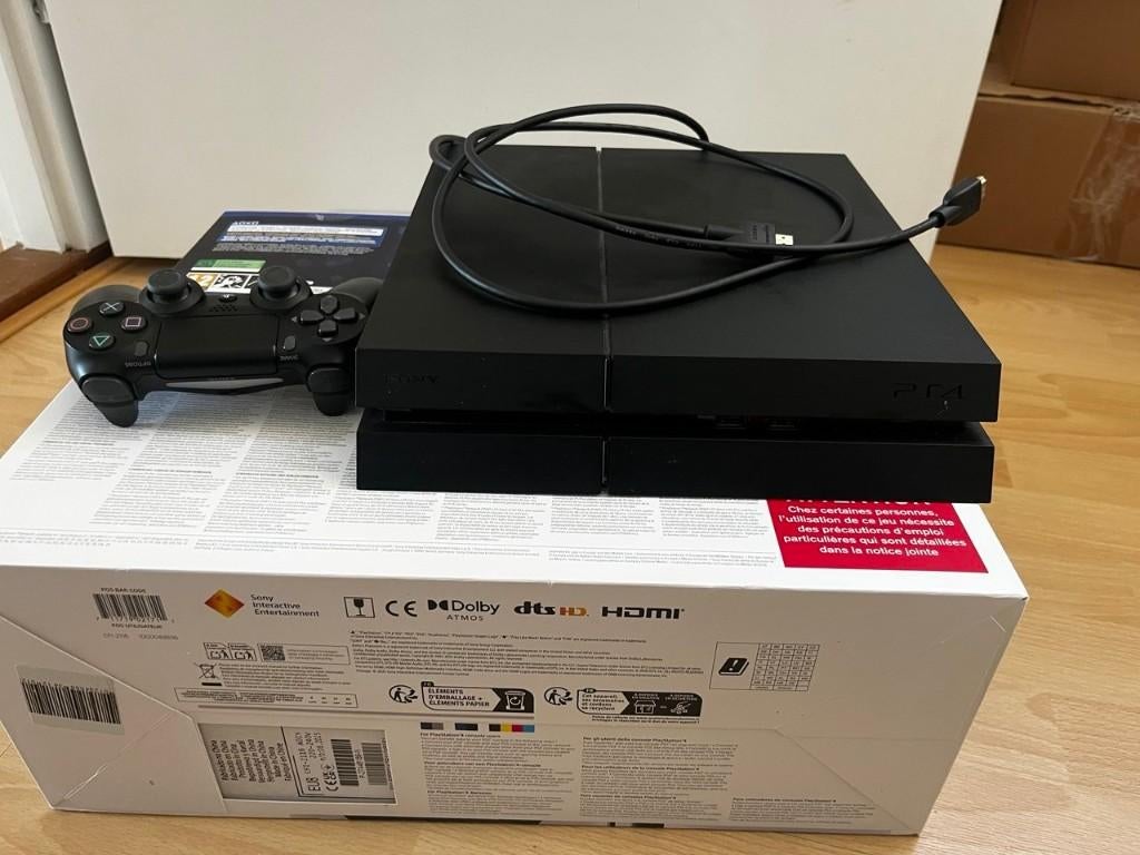 Sony Playstation 4, Spelcomputers en Games, Spelcomputers | Sony PlayStation 4, Zo goed als nieuw, Original, 500 GB, Met 1 controller