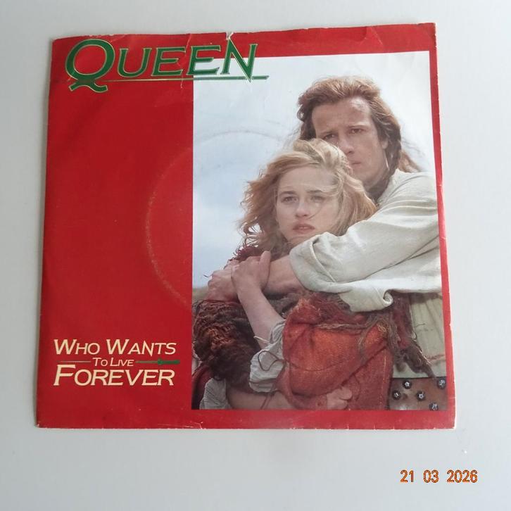 Queen ‎- Who Wants To Live Forever/Killer Queen, Cd's en Dvd's, Vinyl Singles, Gebruikt, Single, Pop, 7 inch, Verzenden