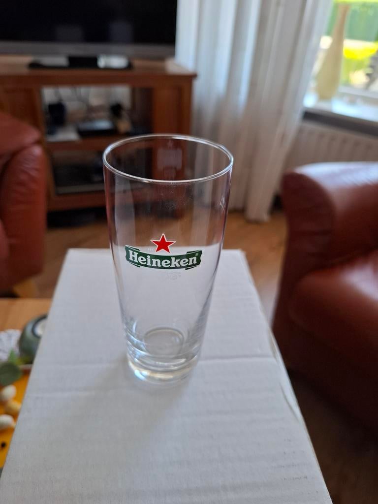 Heineken bierglas FLUITJE, Verzamelen, Ophalen, Zo goed als nieuw, Glas of Glazen, Heineken