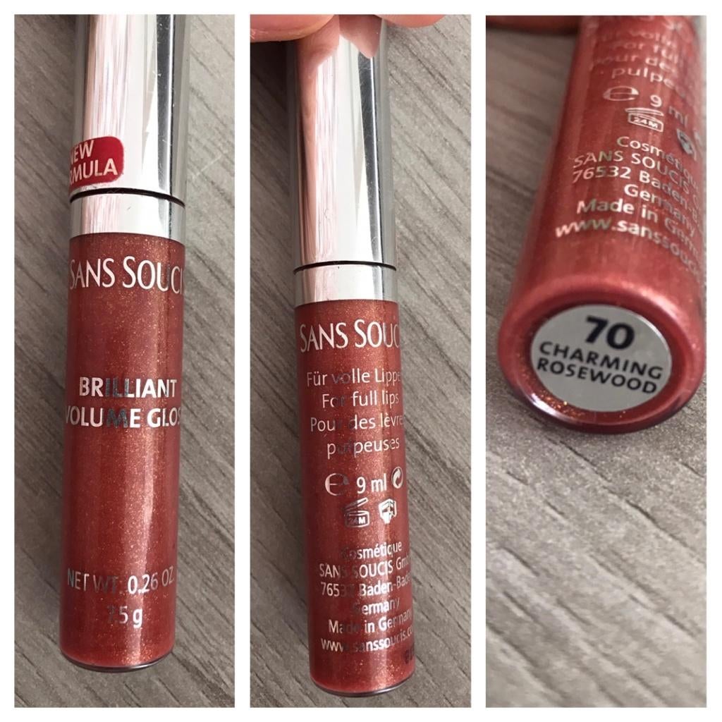 Sans Soucis Brilliant Volume Lipgloss 70 Charming Rosewood, Lippen, Nieuw, Ophalen of Verzenden, Make-up