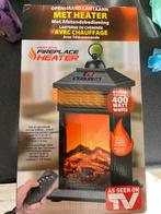 Openhaard lantaarn met heater 400 watt nieuw in doos, Ophalen of Verzenden, Nieuw, Elektrisch, Vrijstaand
