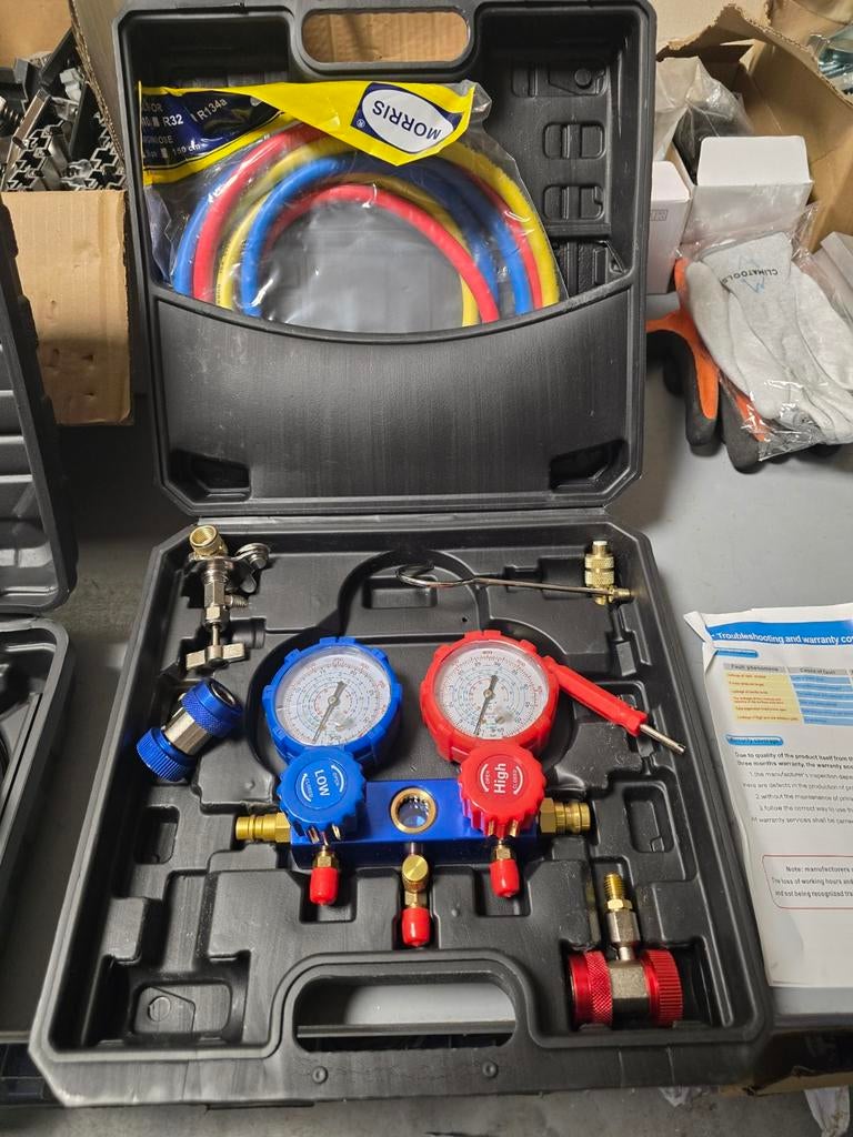 Airco Manifold Gauge Set met Slangen, Ophalen of Verzenden, Nieuw