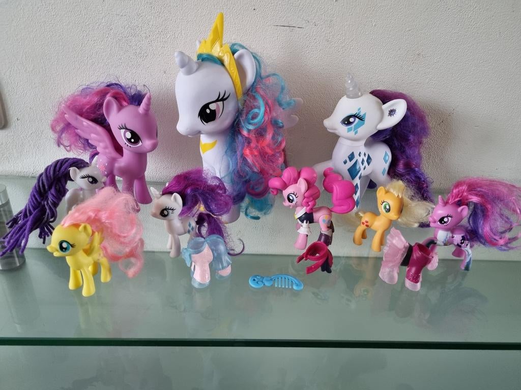 VTG,orig,Hasbro,9x,MY LITTLE PONY's+4ACCESS,Izgst!, Ophalen of Verzenden, Zo goed als nieuw