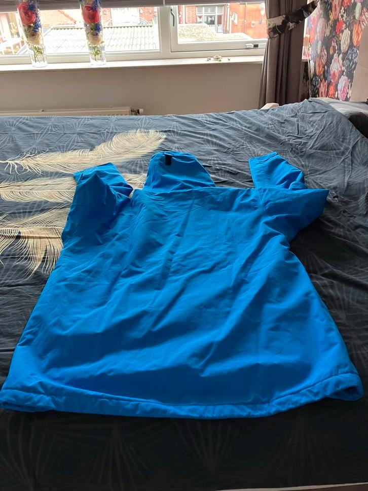 Heren skipak - Blauwe jas, rode broek, Kleding | Heren, Wintersportkleding, Zo goed als nieuw, Pak, Overige maten, Ophalen of Verzenden