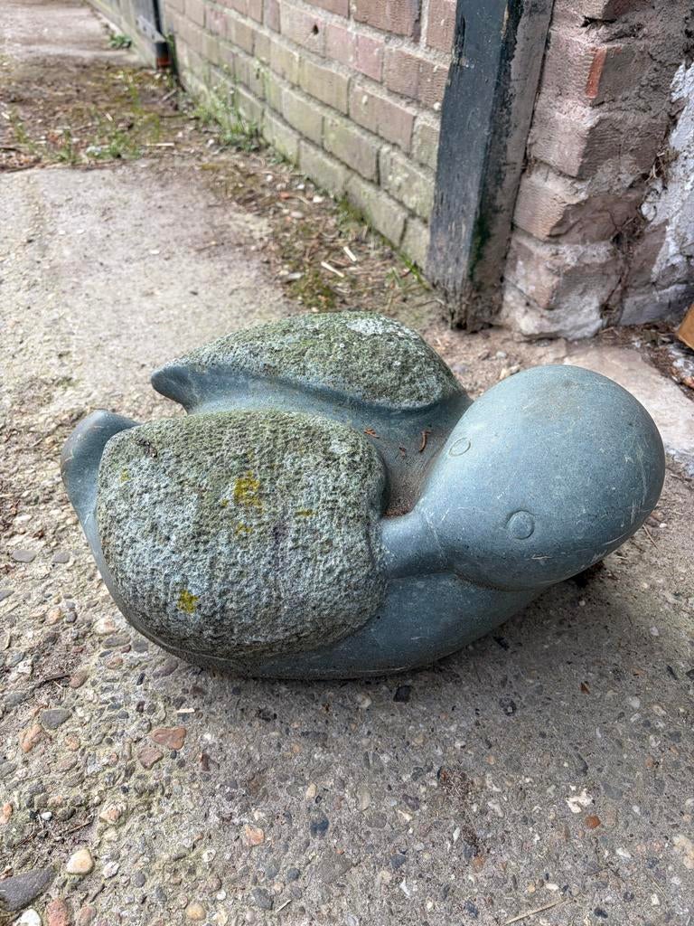 Stenen eend voor in de tuin - Natuursteen, Tuin en Terras, Tuinbeelden, Ophalen, Dierenbeeld, Steen, O