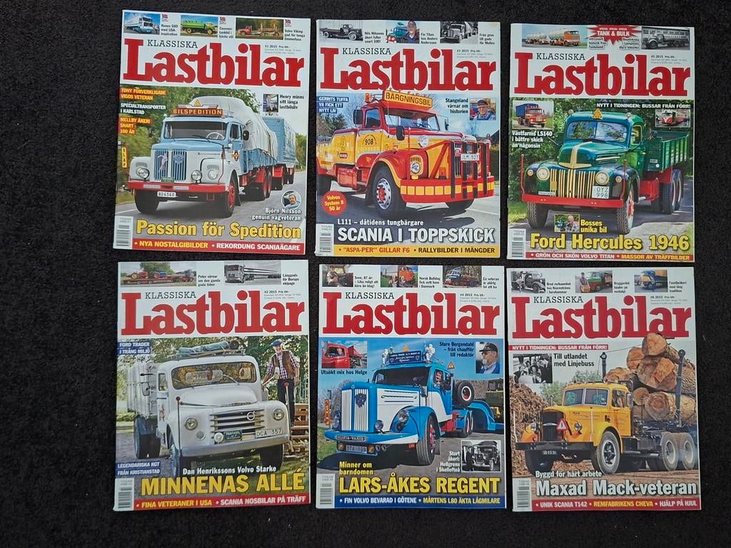 Tijdschrift Klassiska Lastbilar Zweeds 2015, Boeken, Ophalen of Verzenden, Zo goed als nieuw, Muziek, Film of Tv