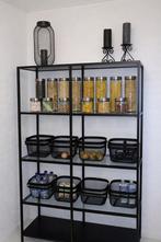 IKEA VITTSJÖ stellingkast zwart – 100 cm breed, Huis en Inrichting, Kasten | Wandmeubels, Ophalen, Zo goed als nieuw, 25 tot 50 cm