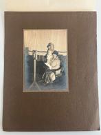 Kabinetkaart Koningin Wilhelmina en Prinses Juliana, Ophalen of Verzenden, Zo goed als nieuw, Kaart, Foto of Prent