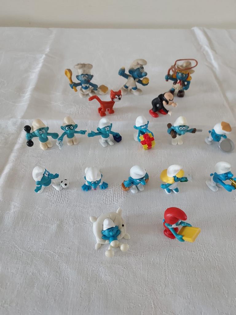 Smurfenpoppetjes, Verzamelen, Smurfen, Ophalen, Gebruikt, Verschillende Smurfen, Poppetje, Figuurtje of Knuffel