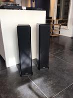 Mission 753 F speaker set in nette staat., Gebruikt, 60 tot 120 watt, Front, Rear of Stereo speakers, Ophalen