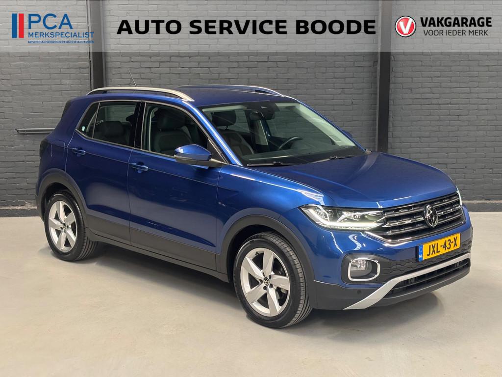 Volkswagen T-Cross 1.0 TSI (110 pk) Style automaat - adapt., Auto's, Volkswagen, T-Cross, Gebruikt, Euro 6, Blauw