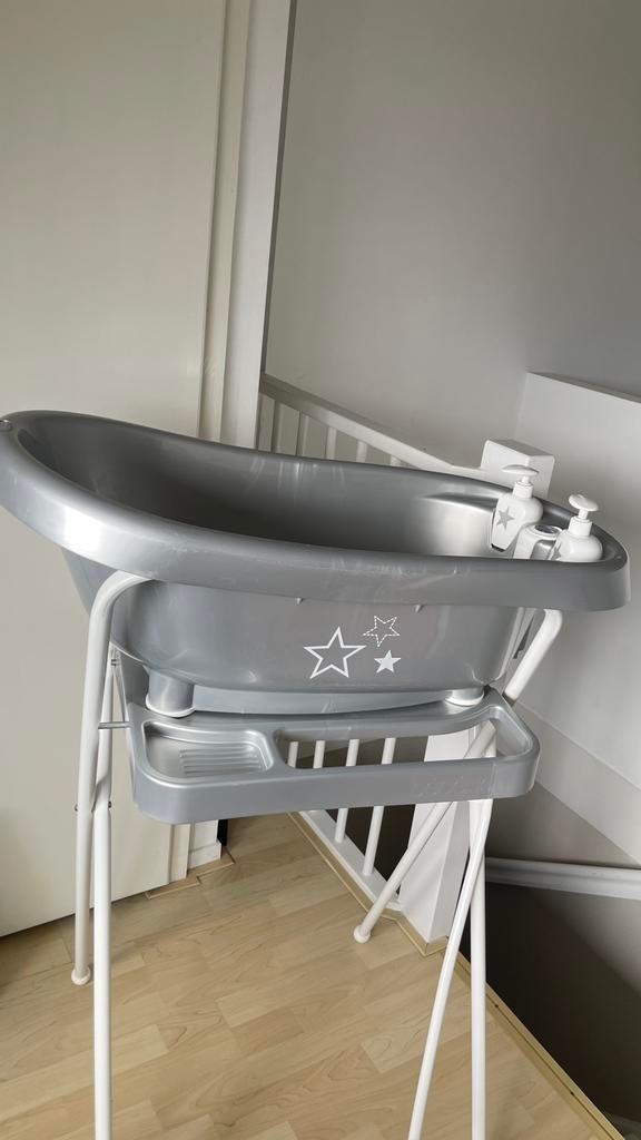 Babybadje bebe jou en luieremmer, Kinderen en Baby's, Badjes en Verzorging, Ophalen, Gebruikt, Badje, Bébé-jou