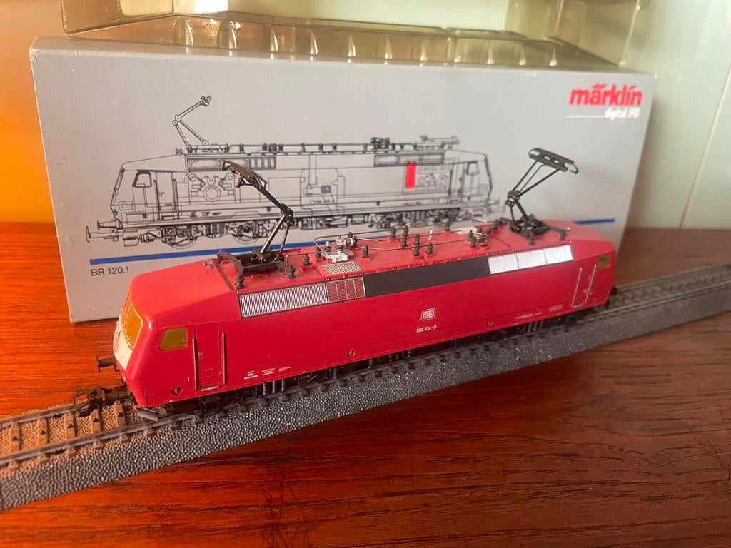 Märklin 3654 H0 Elektrische locomotief BR 120 van de DB, Ophalen of Verzenden, Zo goed als nieuw, Wisselstroom, Märklin