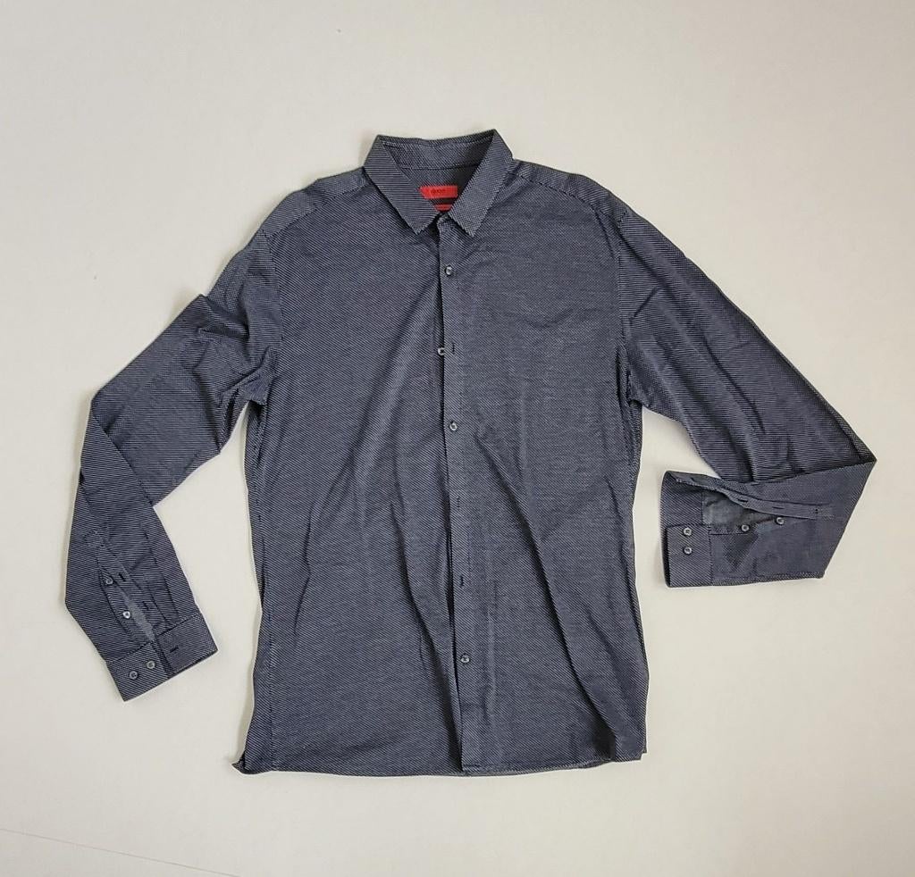 Hugo Boss overhemd, Ophalen of Verzenden, Gedragen, Grijs, Hugo Boss