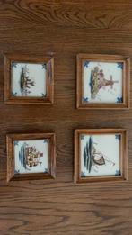 4 tegels makkumer aardewerk, Ophalen