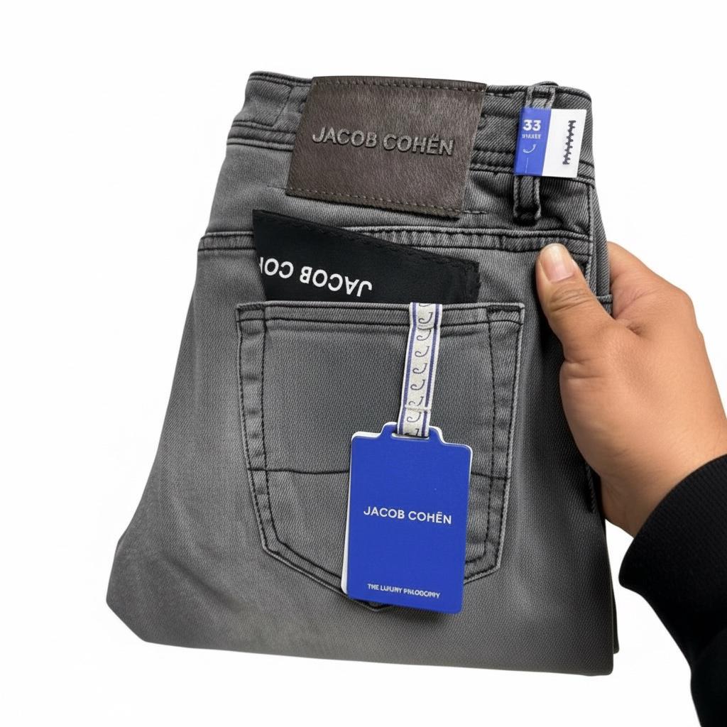 Mooie Jacob Cohen jeans 33 Nick grijs NIEUW 450 euro, Verzenden, Nieuw, Grijs, W33 - W34 (confectie 48/50)