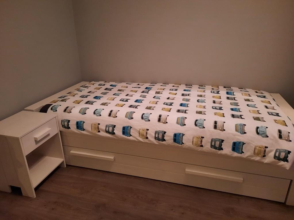 Mooi dekbedovertrek (1 persoons) met auto's van Studio Ditte, Ophalen of Verzenden, Zo goed als nieuw, Dekbedovertrek