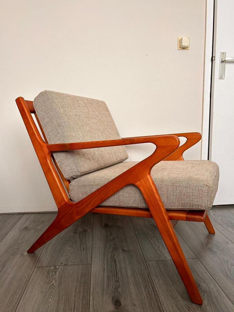 Sissy boy mid century fauteuil, Ophalen of Verzenden, Zo goed als nieuw, 50 tot 75 cm
