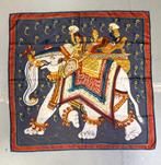 HERMES 'Beloved India' Carré 90  zijde sjaal 88X85cm, Maat 46/48 (XL) of groter, Ophalen of Verzenden, Zo goed als nieuw, Sjaal