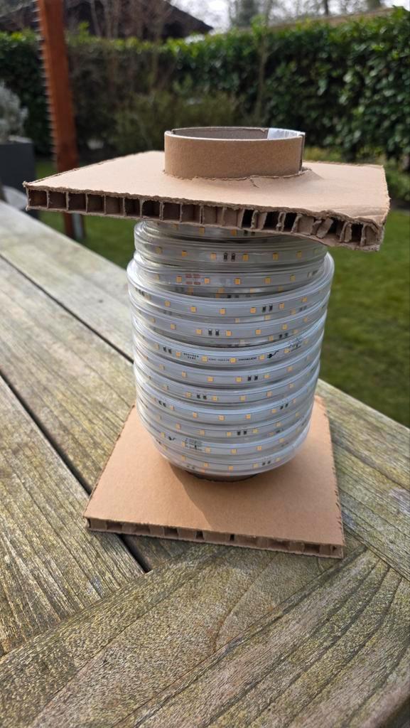 12m Flex LED Strip 3000K Warm Wit IP65 Dimbaar, Huis en Inrichting, Lampen | Overige, Nieuw, Ophalen of Verzenden