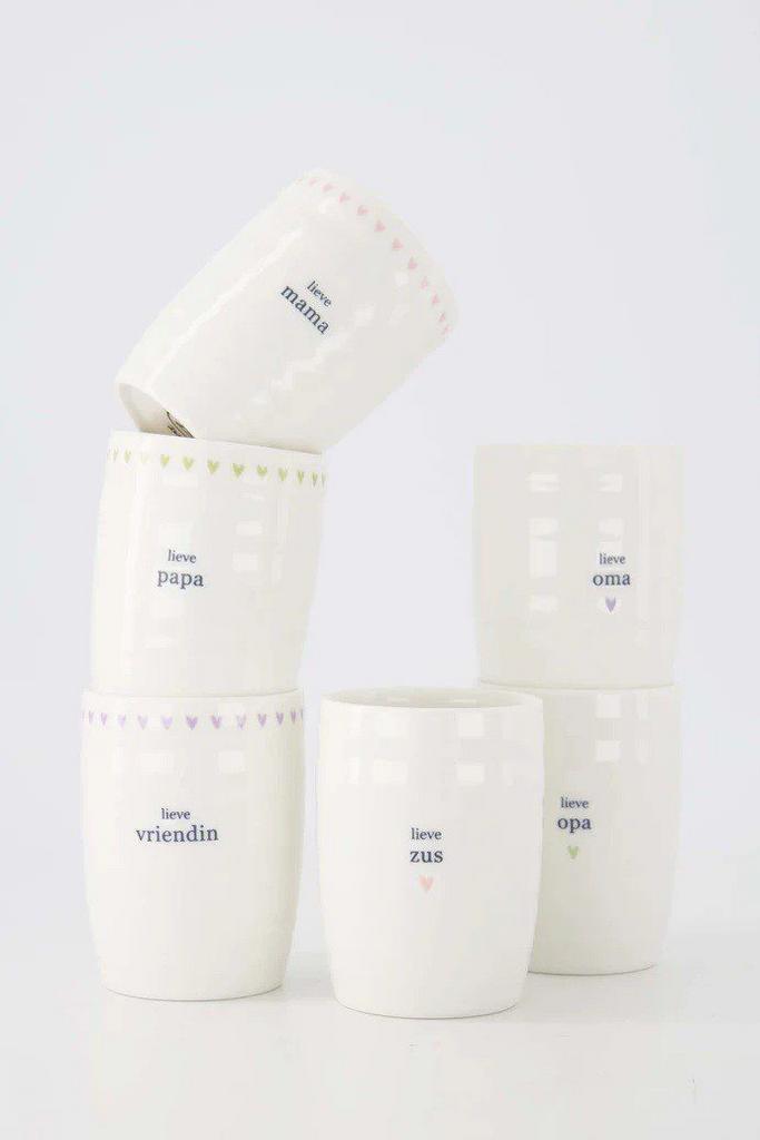 Zusss beker oma mama papa vriendin ️, Ophalen of Verzenden, Zo goed als nieuw, Overige stijlen, Overige typen