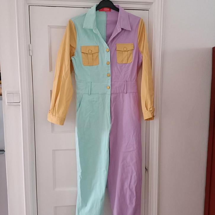 Jumpsuit met kleurblokken van Julyliebe, Kleding | Dames, Jumpsuits, Geel, Ophalen of Verzenden