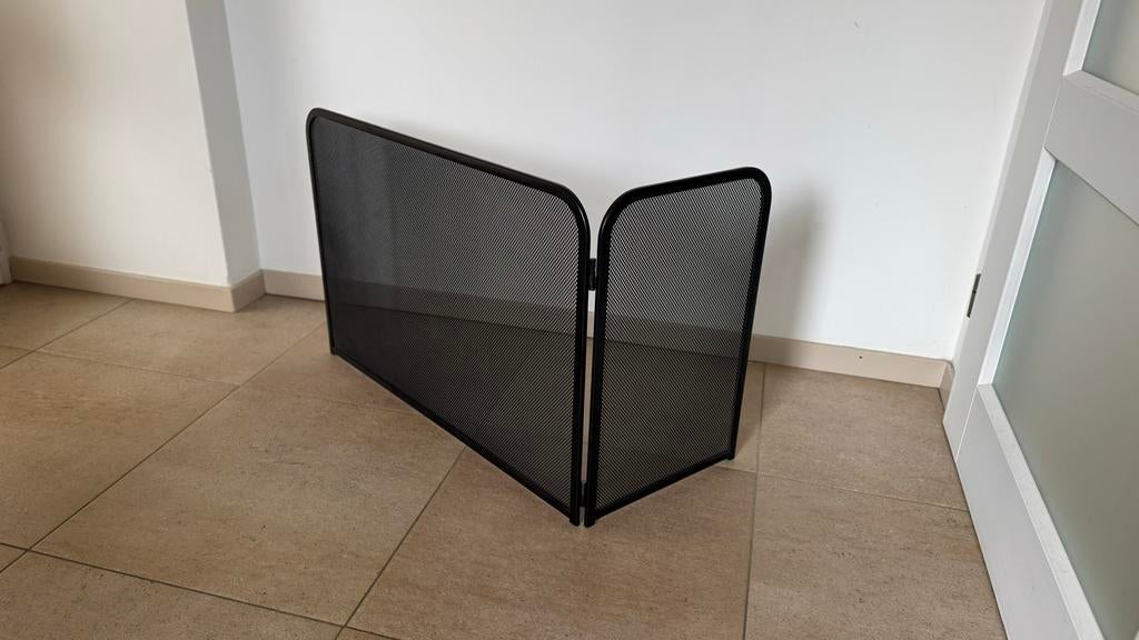 Haardscherm - Zwart - 70x30x46 cm, Ophalen, Gebruikt, Overige soorten