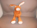 HEMA konijn bruin licht roze oren snuit poot zolen 29 cm en, Ophalen of Verzenden, Zo goed als nieuw, Konijn