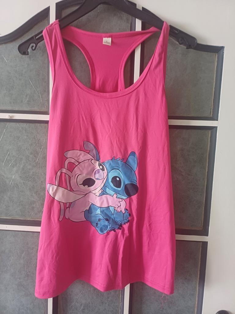 Haltershirt / top Stitch donkerroze, maat L, Maat 42/44 (L), Nieuw, Ophalen of Verzenden, Roze