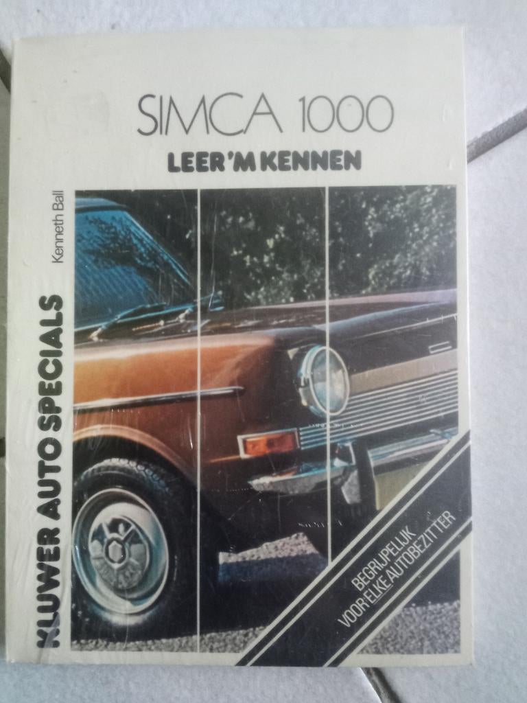Simca 1000  Kluwer, Ophalen of Verzenden
