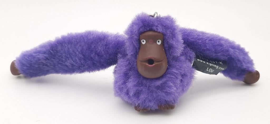 Kipling Paars Aapje Lou hanger, Verzamelen, Ophalen of Verzenden, Gebruikt
